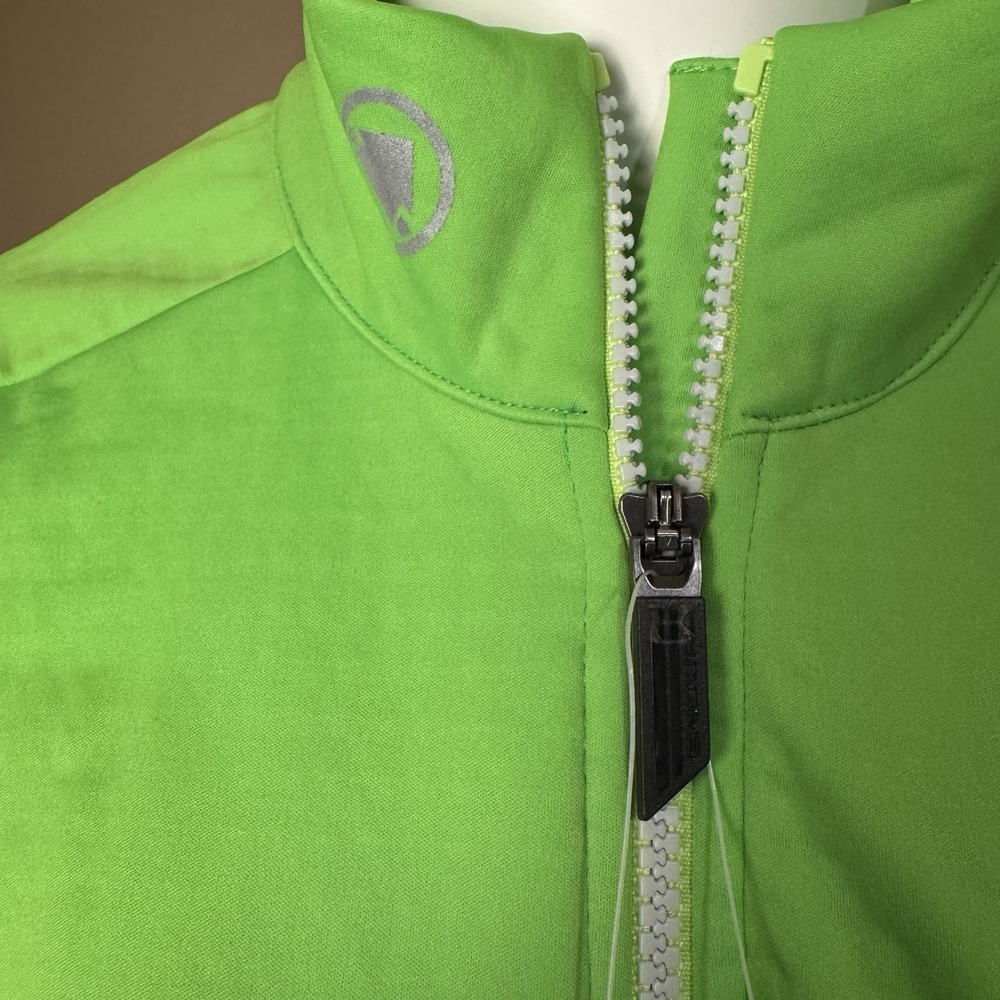 Endura Windchill Women's Small Cycling Marathon Jacket Lime Green Reflective NWT - Picture 3 of 10